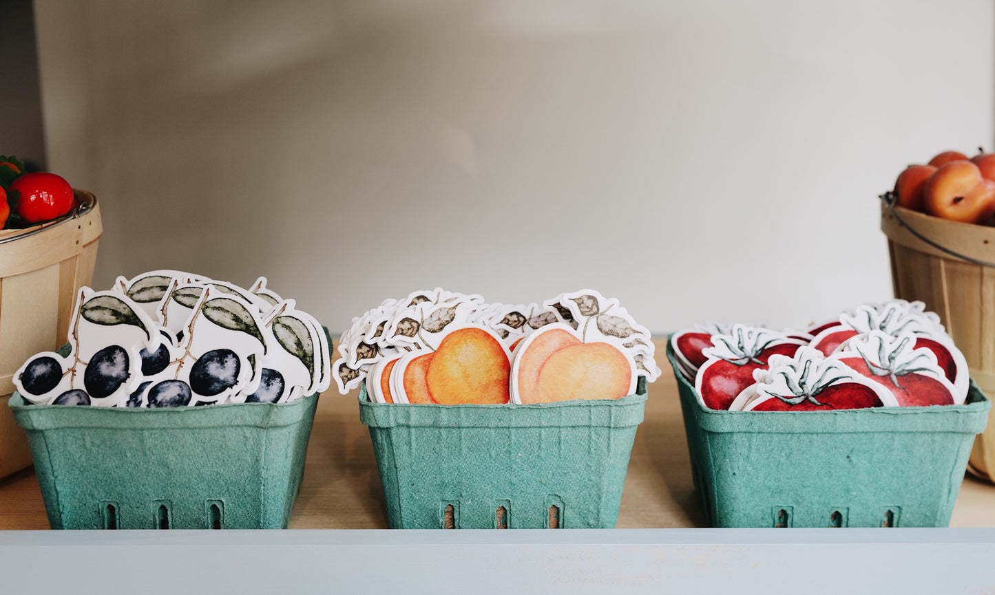 Watercolor Blueberry Sticker | Summer 2023 Fruit Stand