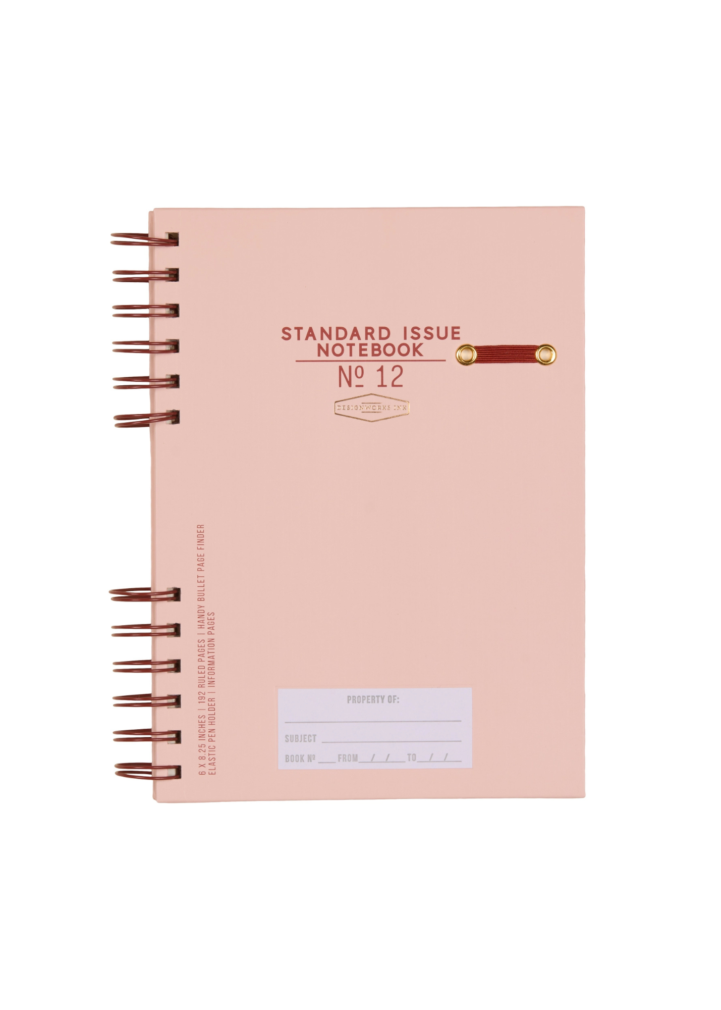 Standard Issue Supplies Notebook No. 12 Rosewood & Blush