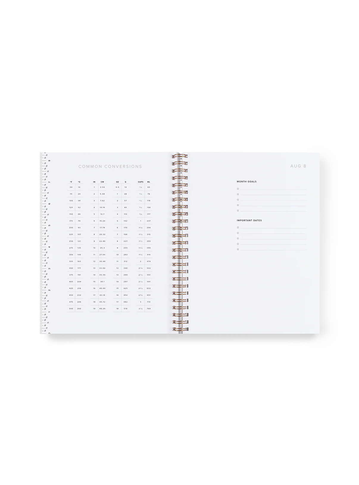 Appointed Weekly Grid Planner 25-26 Chambray Blue