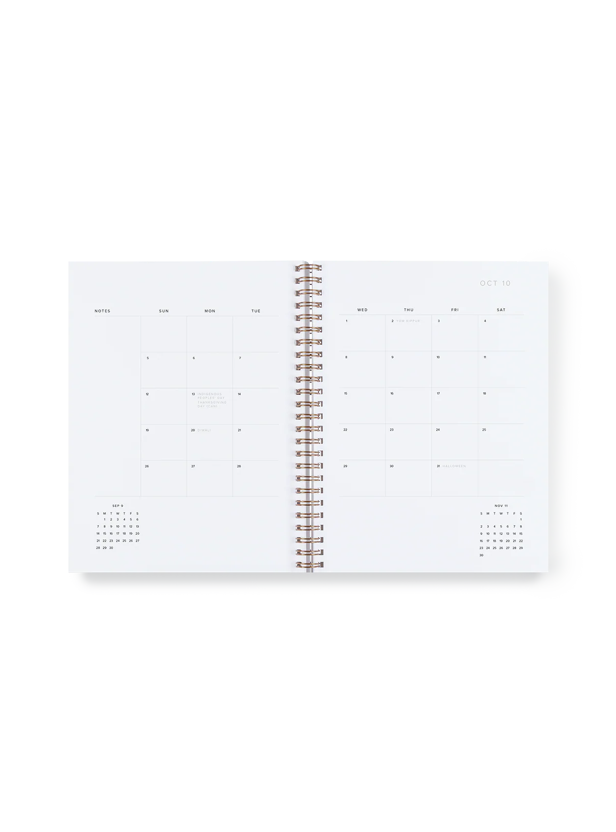 Appointed Weekly Grid Planner 25-26 Chambray Blue