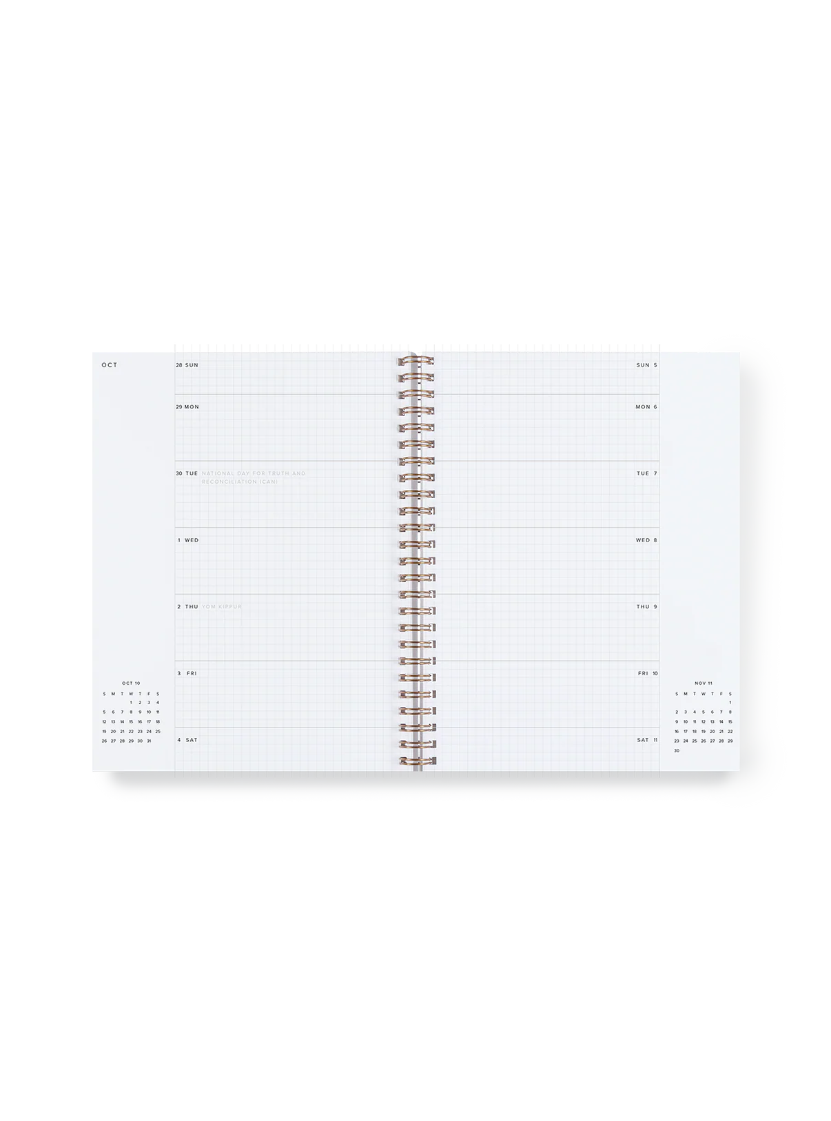 Appointed Weekly Grid Planner 25-26 Chambray Blue
