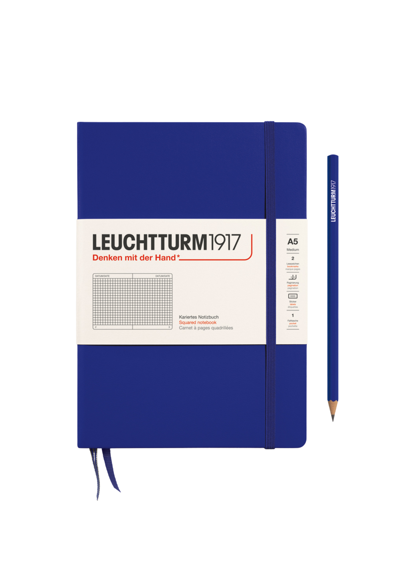 Ink A5 Notebook - Grid