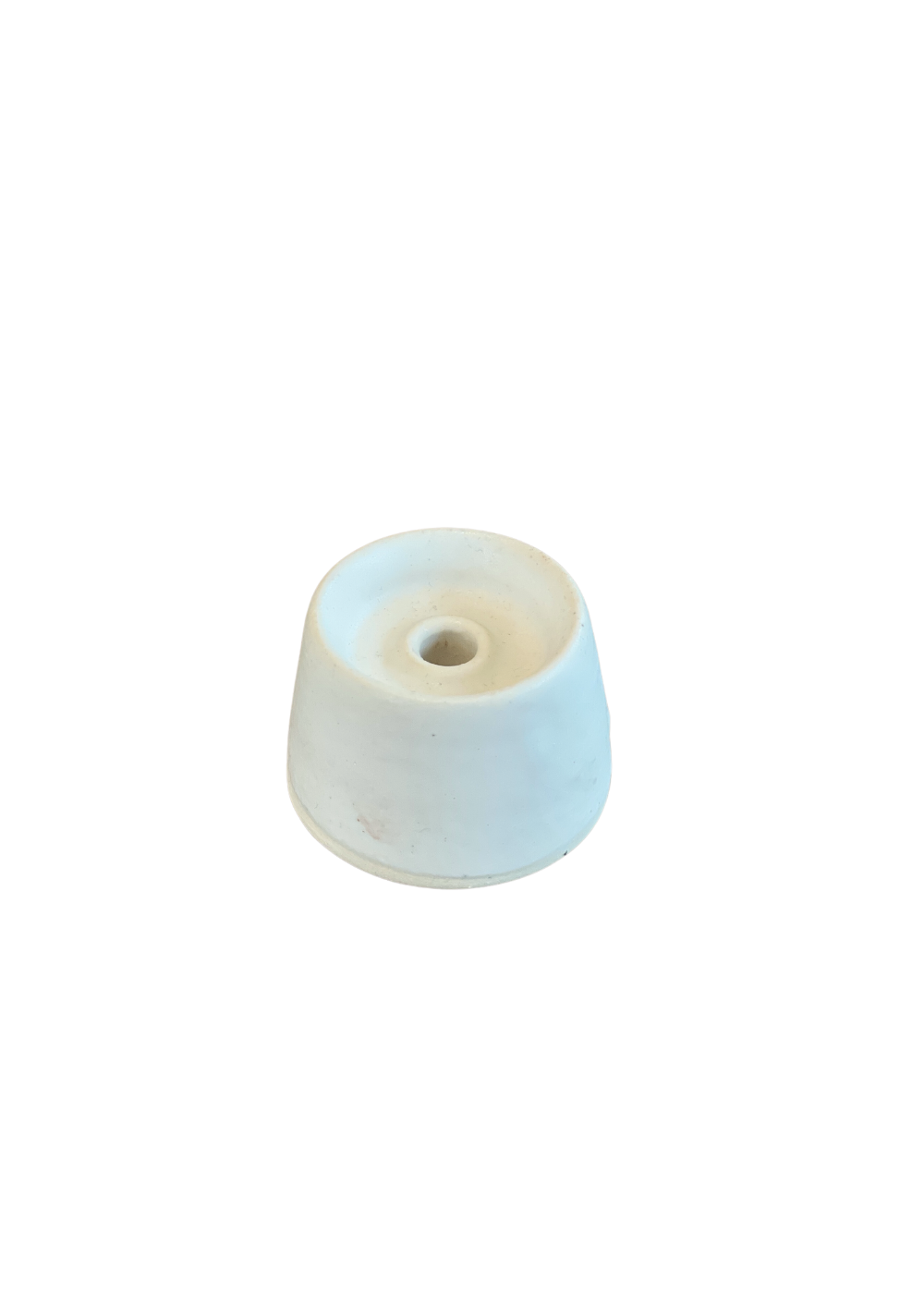 Tiny White Candlestick Holder
