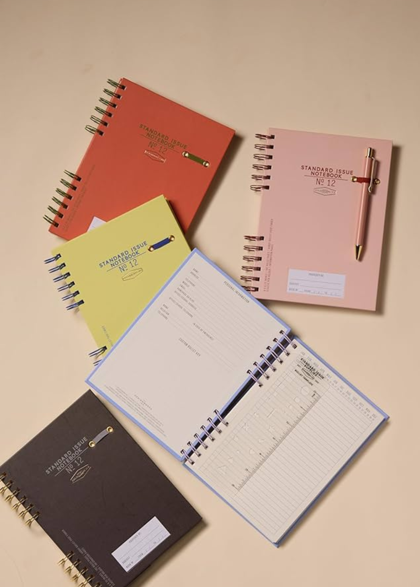 Standard Issue Supplies Notebook No. 12 Rosewood & Blush
