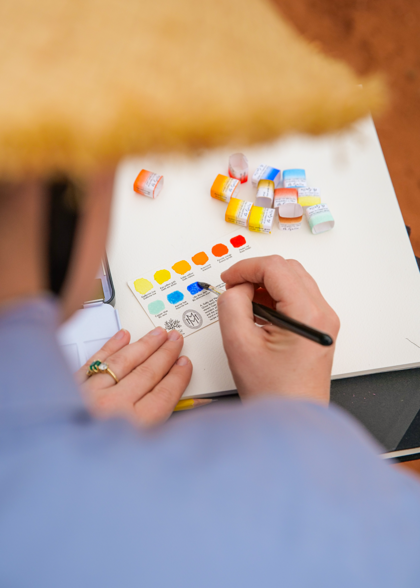 The Ghost Ranch Palette: A Martha Mae x A. Gallo Watercolor Paint Palette
