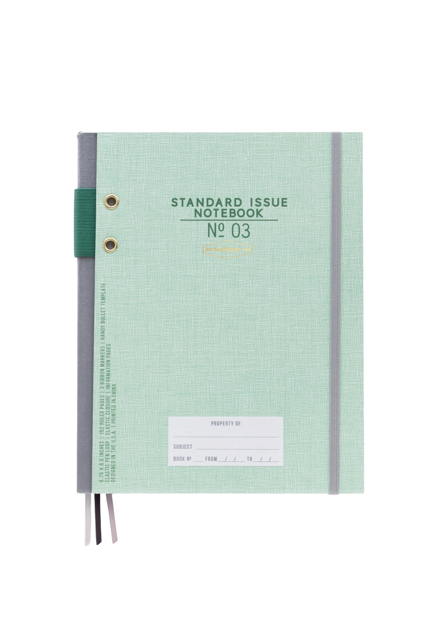 Standard Issue Supplies Notebook No. 3 Green