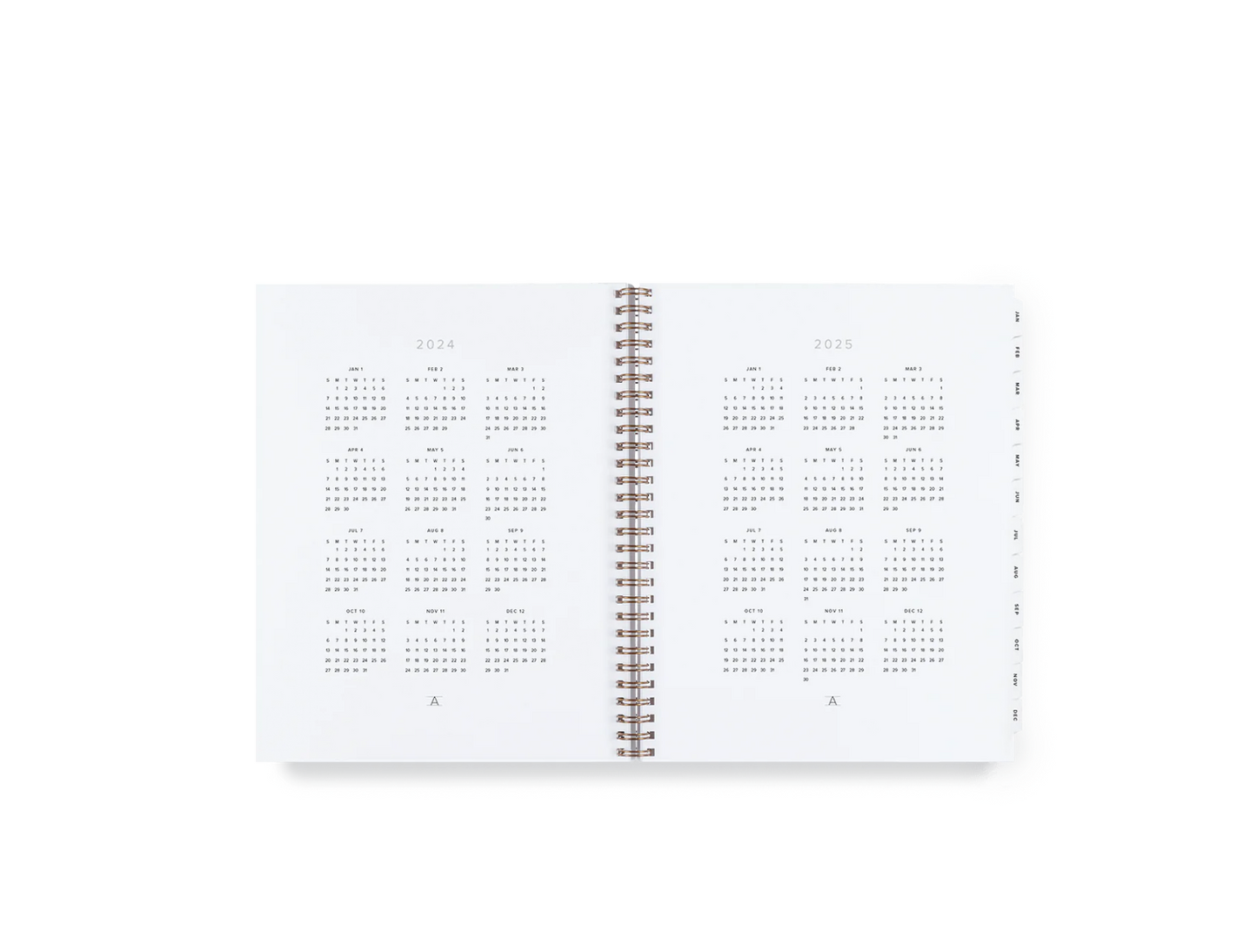 2024 Appointed Year Task Planner - Lavender Gray
