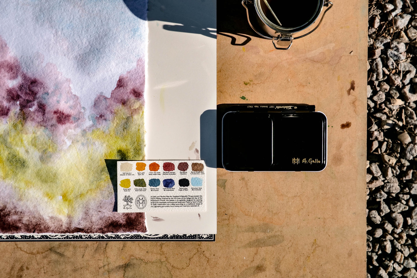 The Prairie Palette: A Martha Mae x A. Gallo Watercolor Palette
