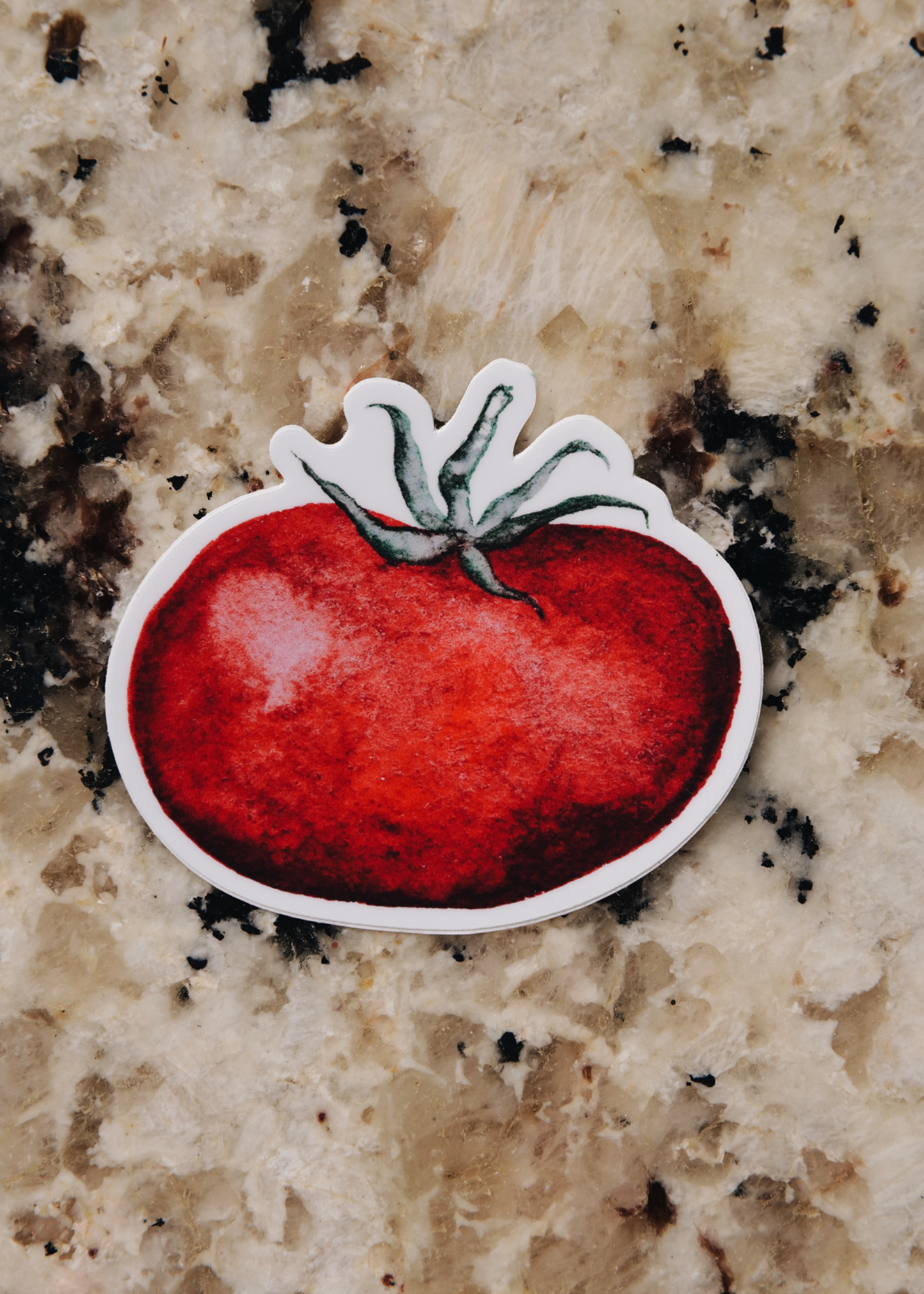 Watercolor Tomato Sticker | Fruit Stand