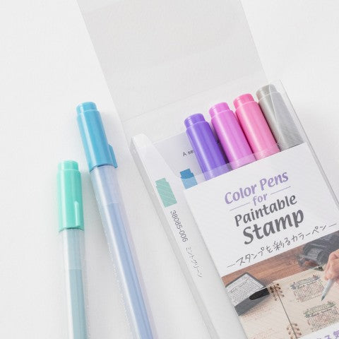 Set of 6 Color Pens: Relaxation