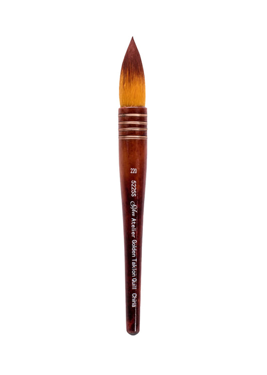 Golden Quill Size 220 - Oil, Acrylic, and Watercolor Brush Series 5225S