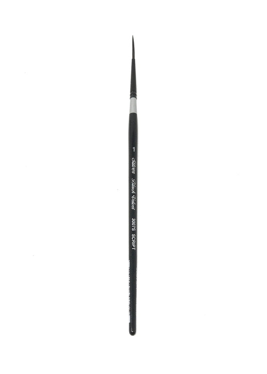 Black Velvet Size 1 Script - Watercolor Brushes S3007S