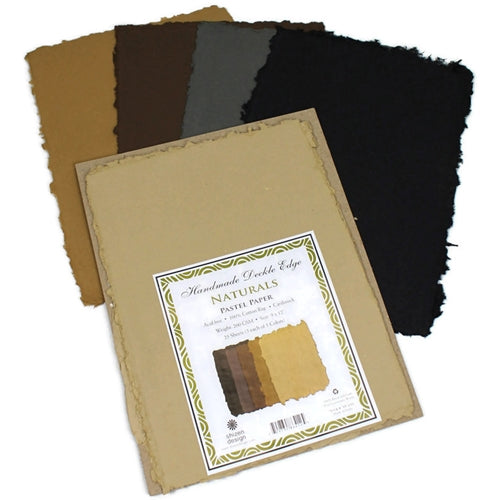 Deckle Edge Naturals Paper Pack 9"x 12"