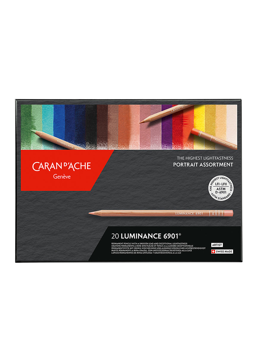 Caran d'Ache : Luminance 6901 : Colour Pencil : Set of 20 Portrait