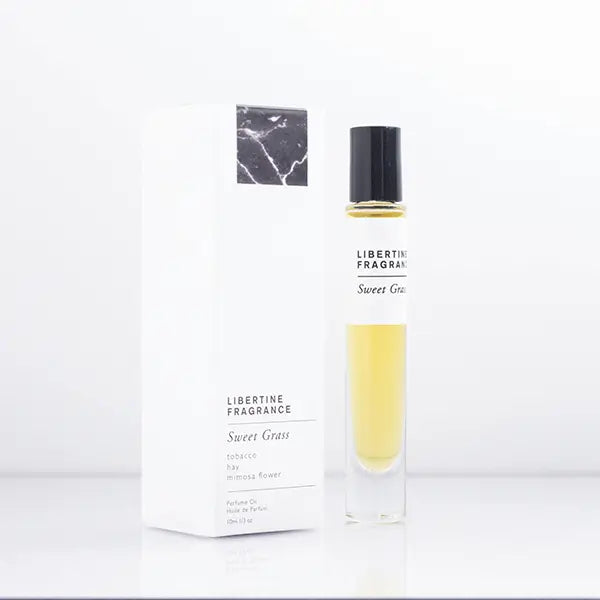 Sweet Grass Perfume Oil- Hay, Tobacco, Mimosa