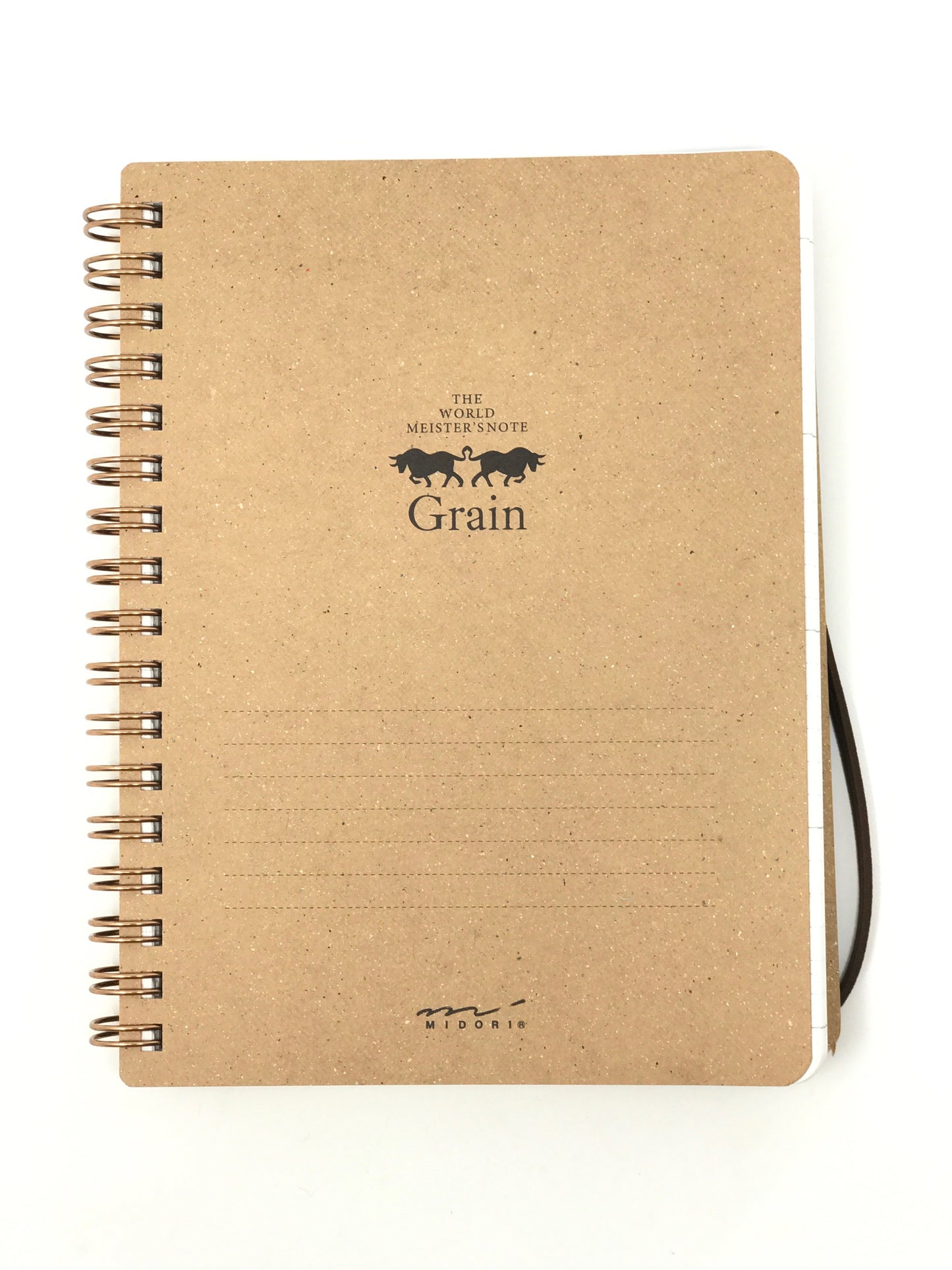 Grain Spiral Notebook B6