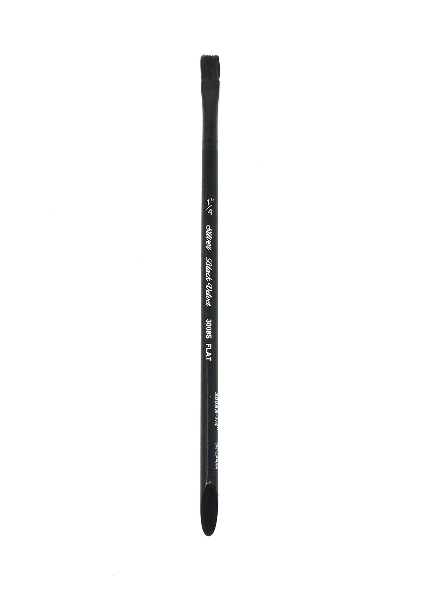 Black Velvet Size 1/4" Sq. Wash/ Flat - Watercolor Brushes S3008S
