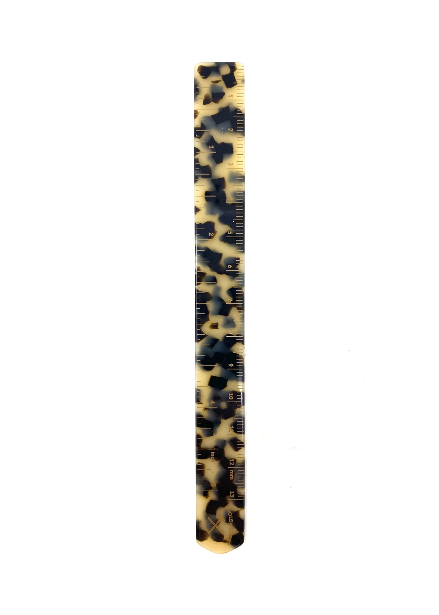 Beige Havana Hexetate Ruler