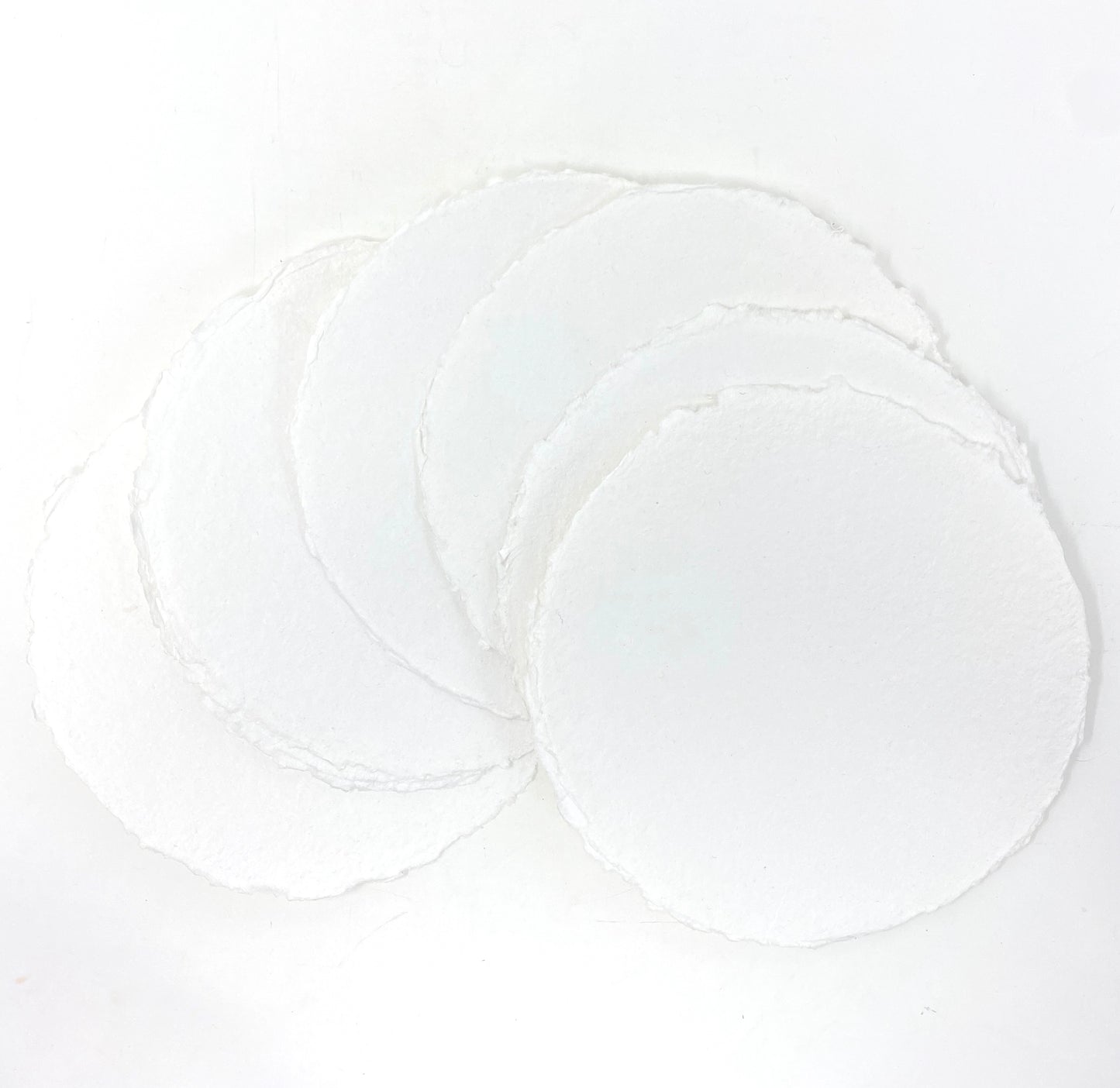 Watercolor Paper Set of 6” Round Sheets