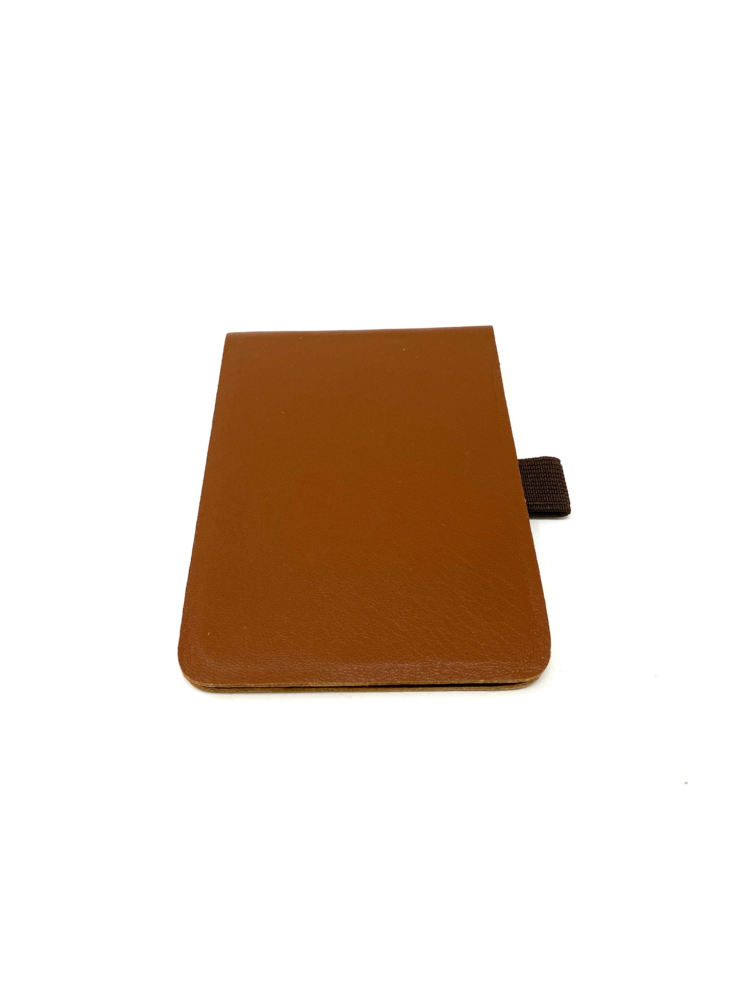 Small Leather Notepad in Brown