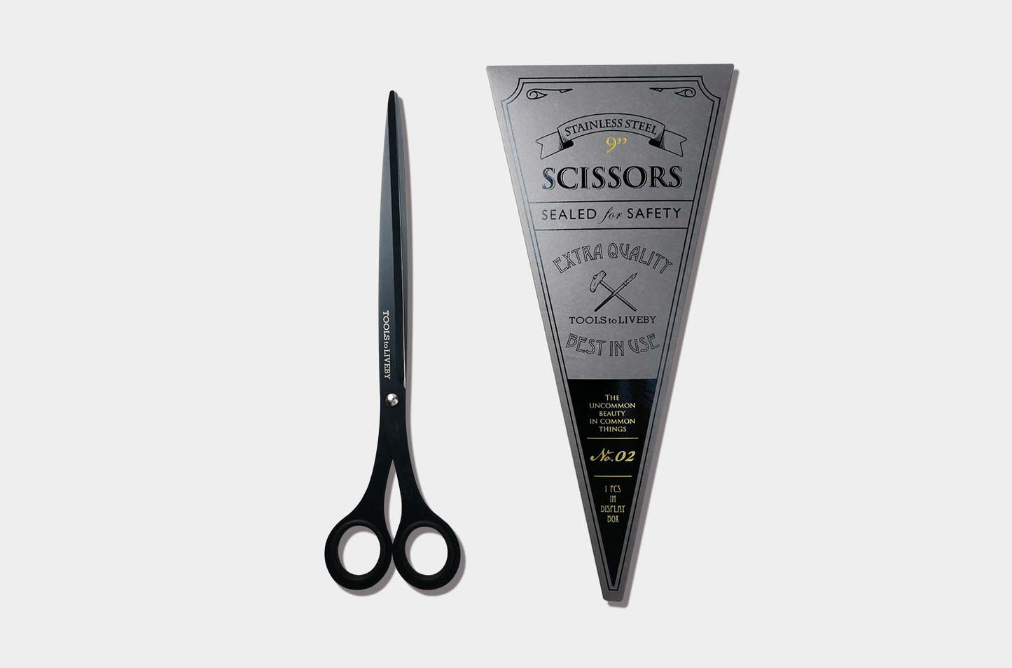 9" Scissors in Black