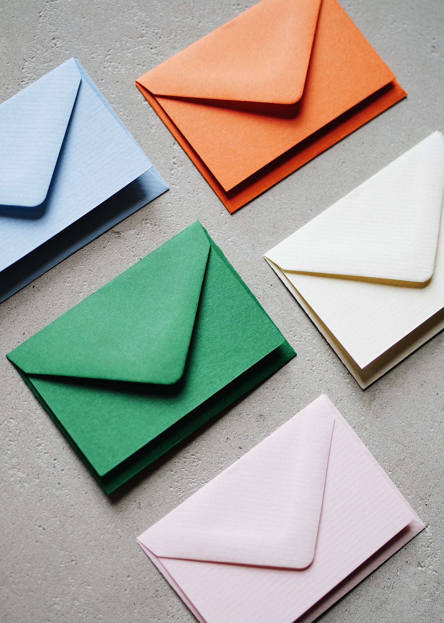 Color Vellum Mini Card Set of 10 - Orange