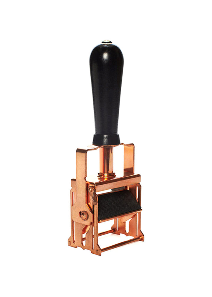 Self Inking Stamper - Copper & Black