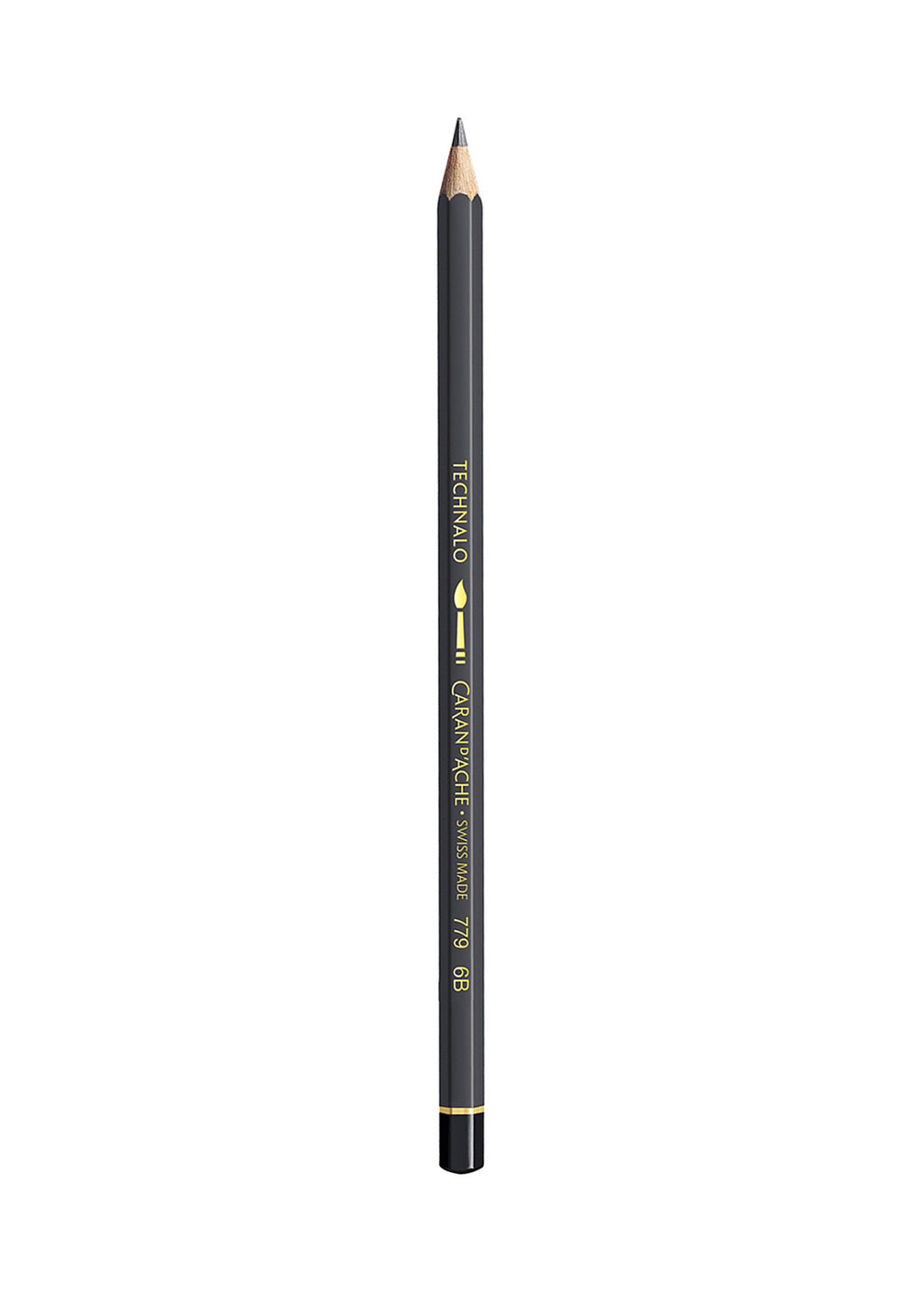 Caran d'Ache Technalo Water Soluble Graphite Pencil - 6b