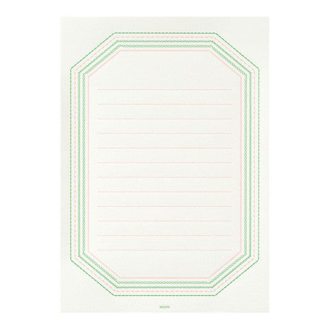 Letterpress Stationery Set - Pink