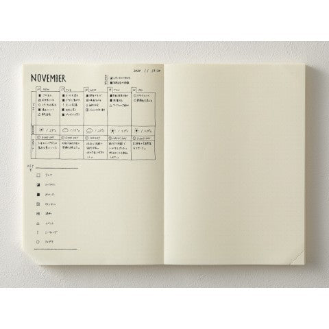 A5 Codex 1 Day 1 Page Notebook Journal - Dot Grid