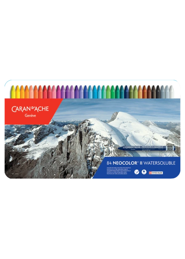 Neocolor II Watersoluble Wax Pastel Set of 84