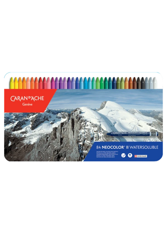 Neocolor II Watersoluble Wax Pastel Set of 84