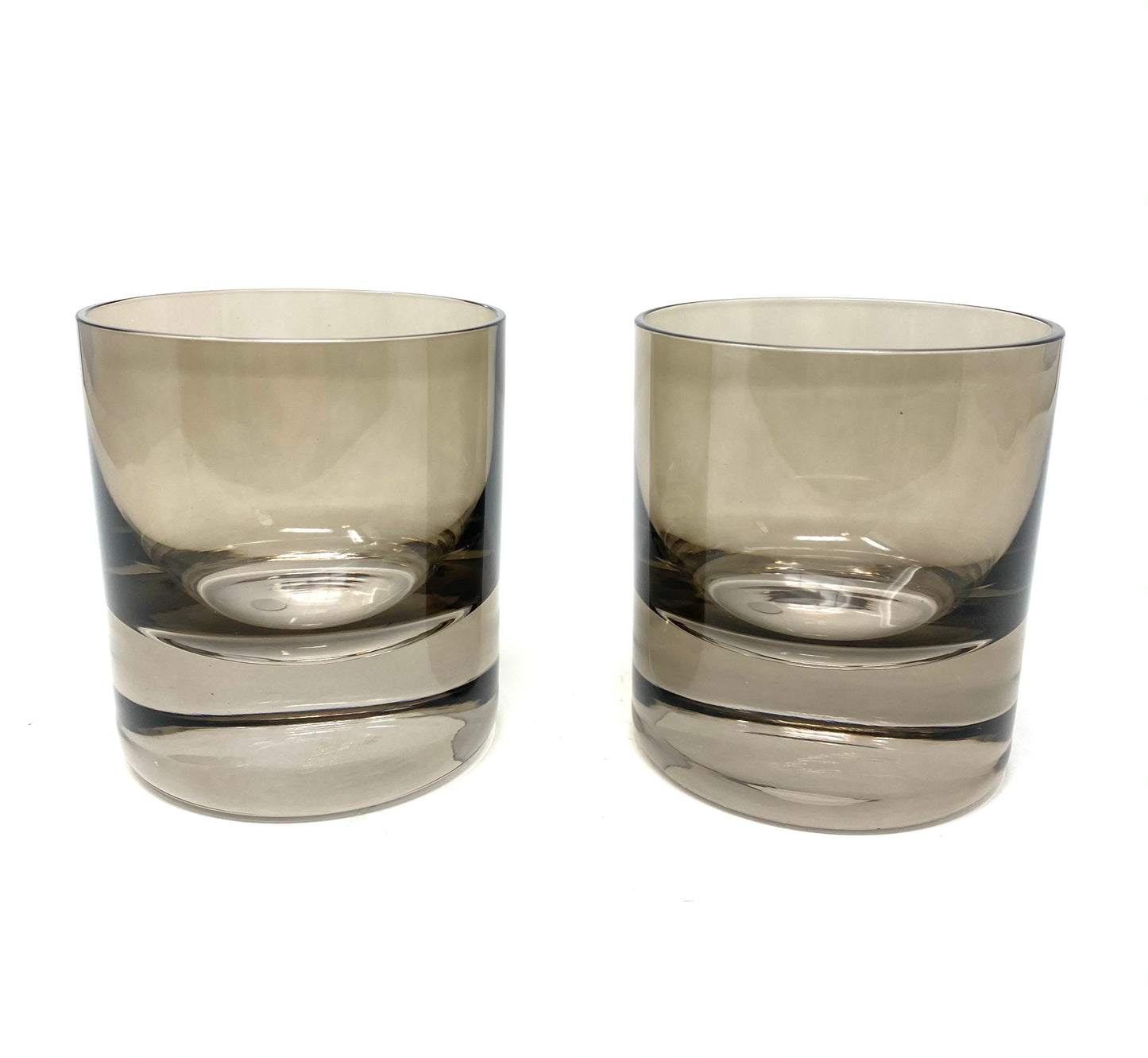Grey Smoke Rocks Glasses