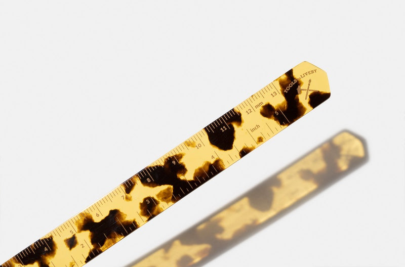 Brown Havana Hexetate Ruler