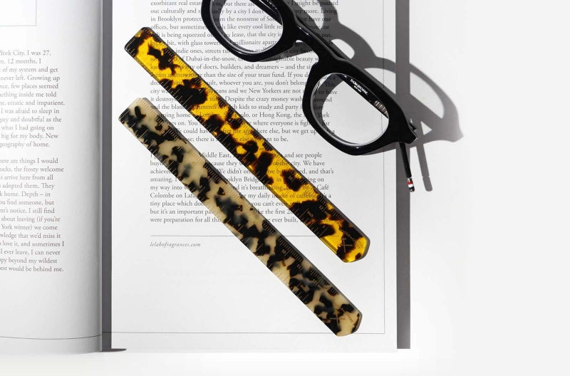 Brown Havana Hexetate Ruler