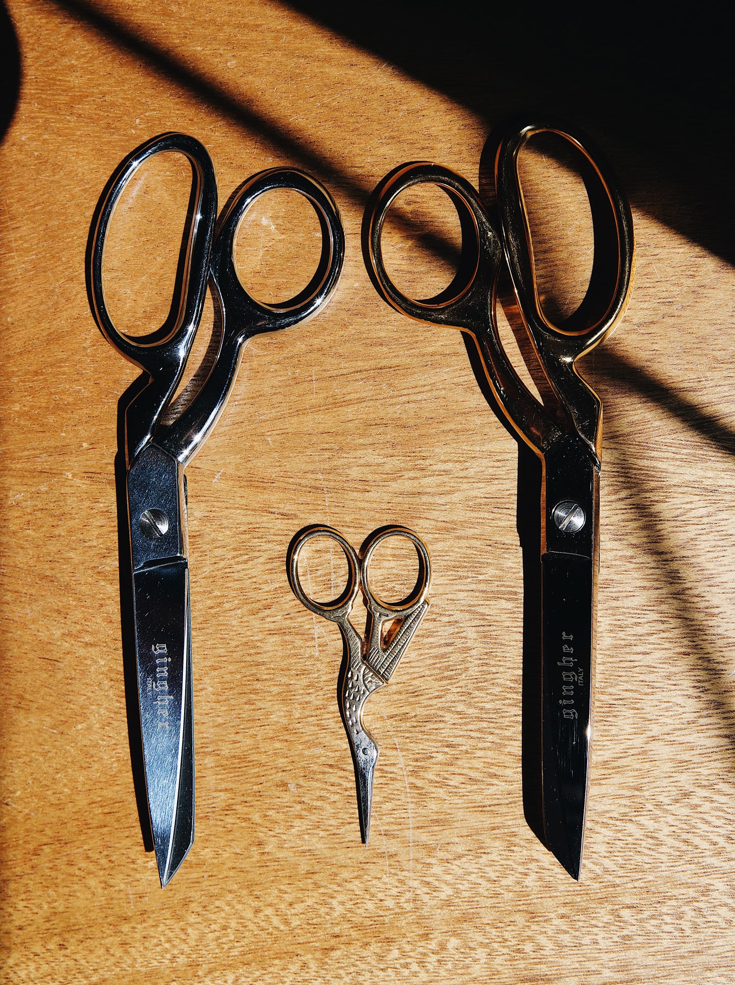 Gingher Left Handed Bent Trimmer Shears