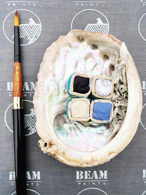 Little Spirit Moon Shell Watercolor Gift Set