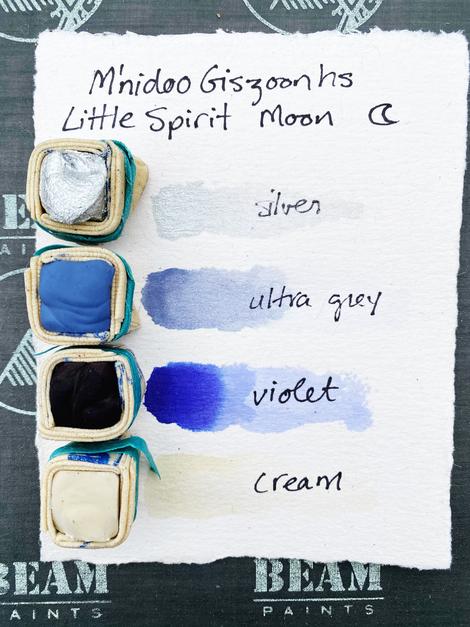 Little Spirit Moon Shell Watercolor Gift Set