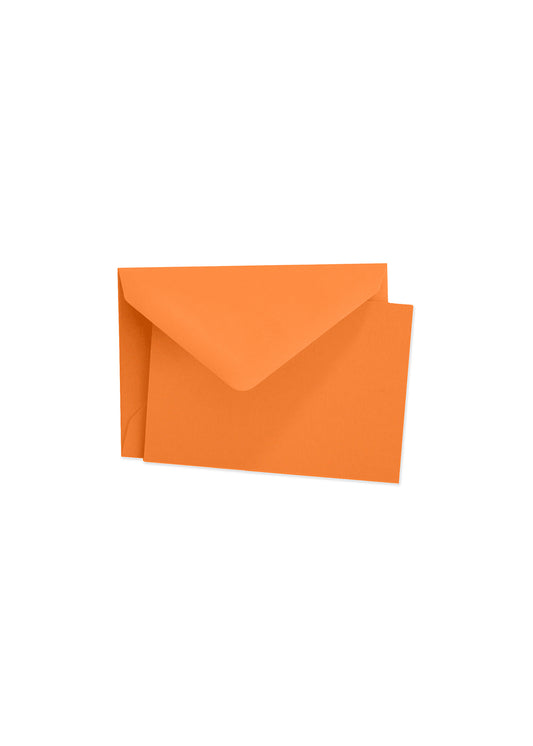 Color Vellum Mini Card Set of 10 - Orange