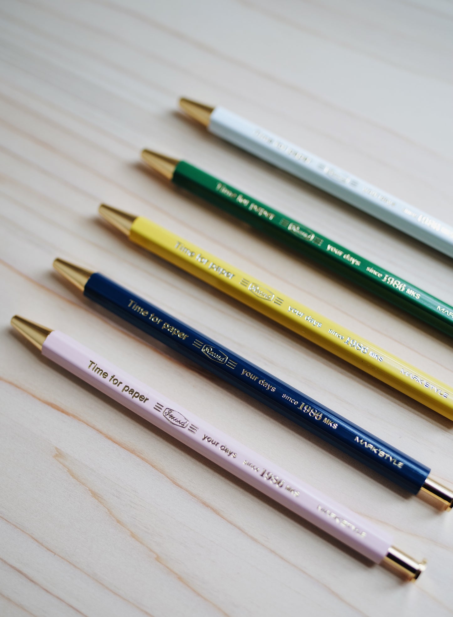 Time for Paper Gel Ballpen - Navy