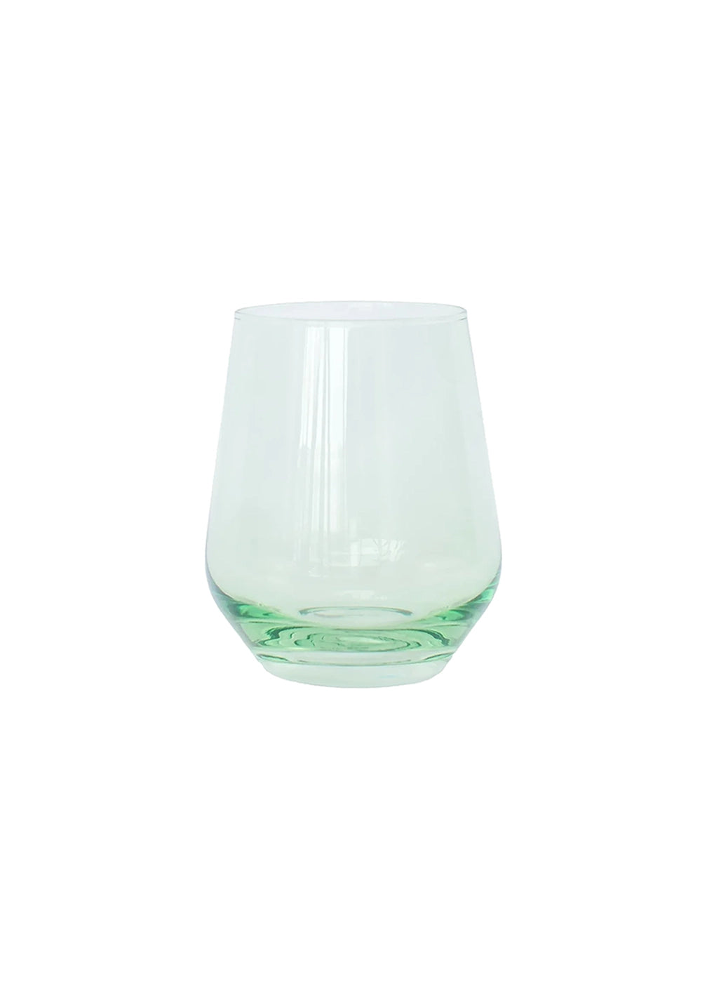 Mint Green Stemless Wine Glasses – Martha Mae: Art Supplies & Beautiful  Things