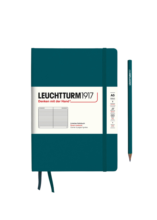 Pacific Green A5 Notebook - Ruled