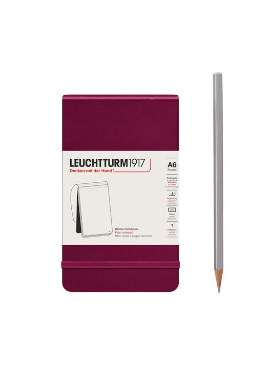 Port Red A6 Notepad - Lined