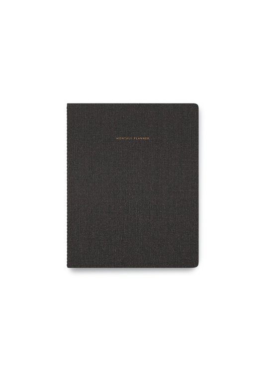 Appointed Monthly Planner - Charcoal Grey