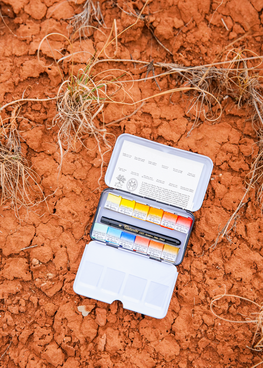 The Ghost Ranch Palette: A Martha Mae x A. Gallo Watercolor Paint Palette