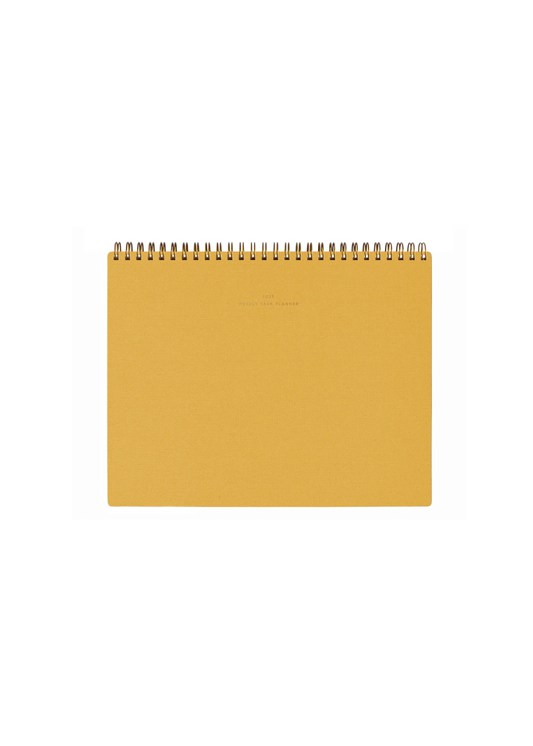 2025 Appointed Weekly Task Planner - Cobalt Yellow