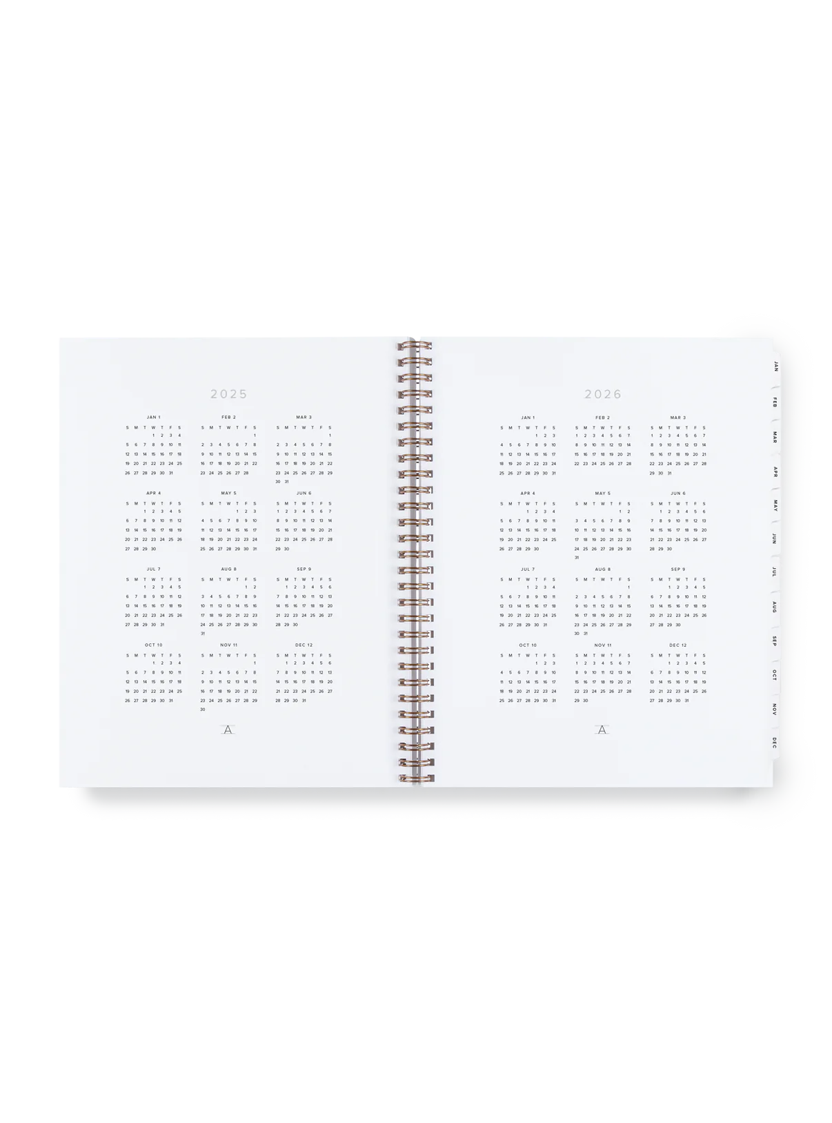2026 Appointed Year Task Planner - Lavender Gray