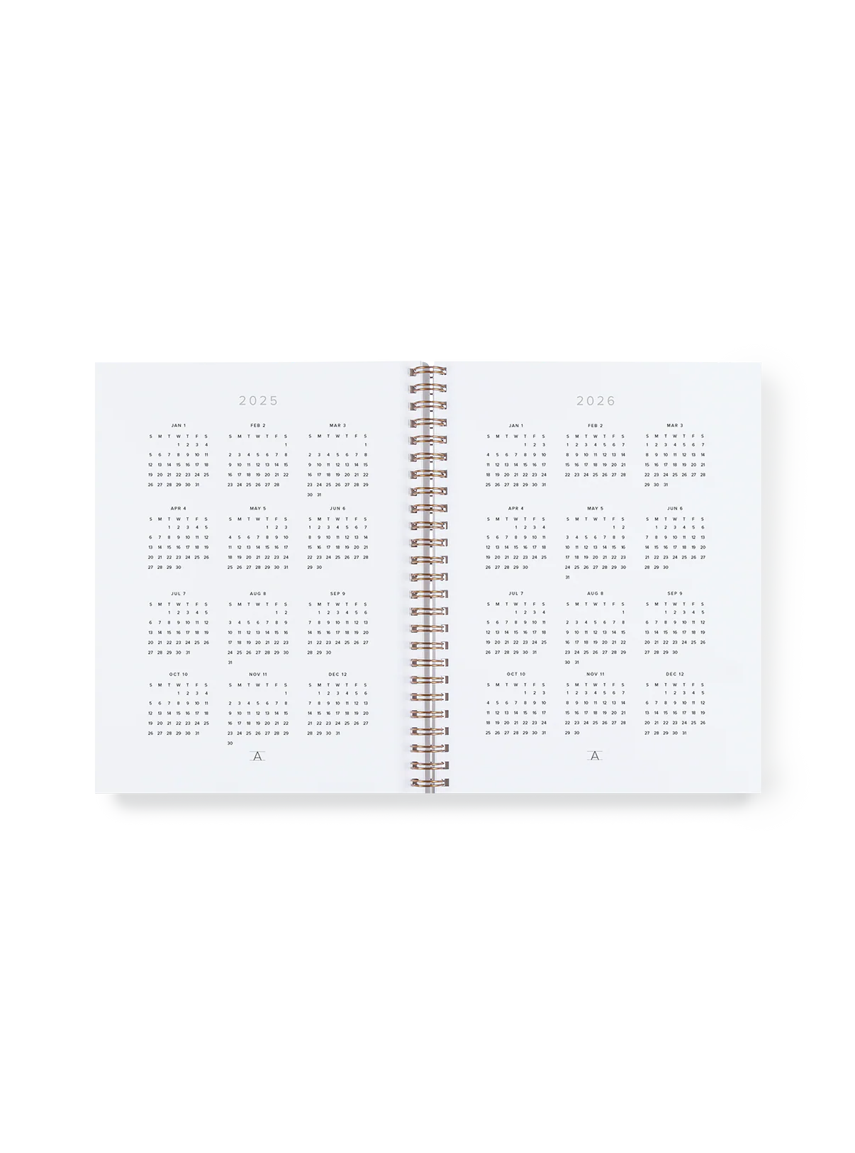 Appointed Weekly Grid Planner 25-26 Chambray Blue