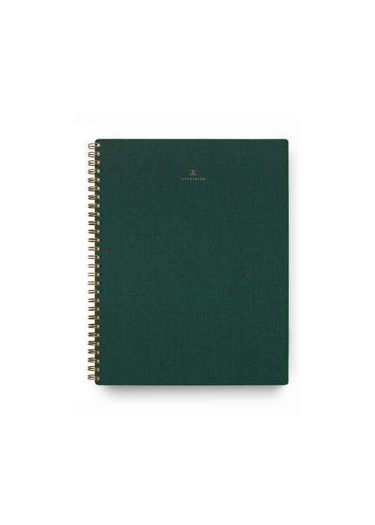 Hunter Green Spiral Notebook