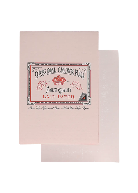 Classic Laid Writing Pad - Pink